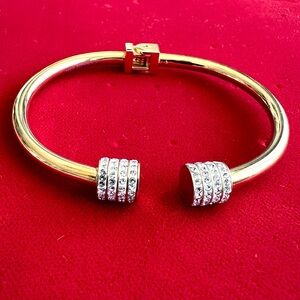 Elegant Gold and Silver Bracelet